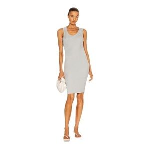JOHN Elliott TWIST MUSCLE MINI DRESS in gray